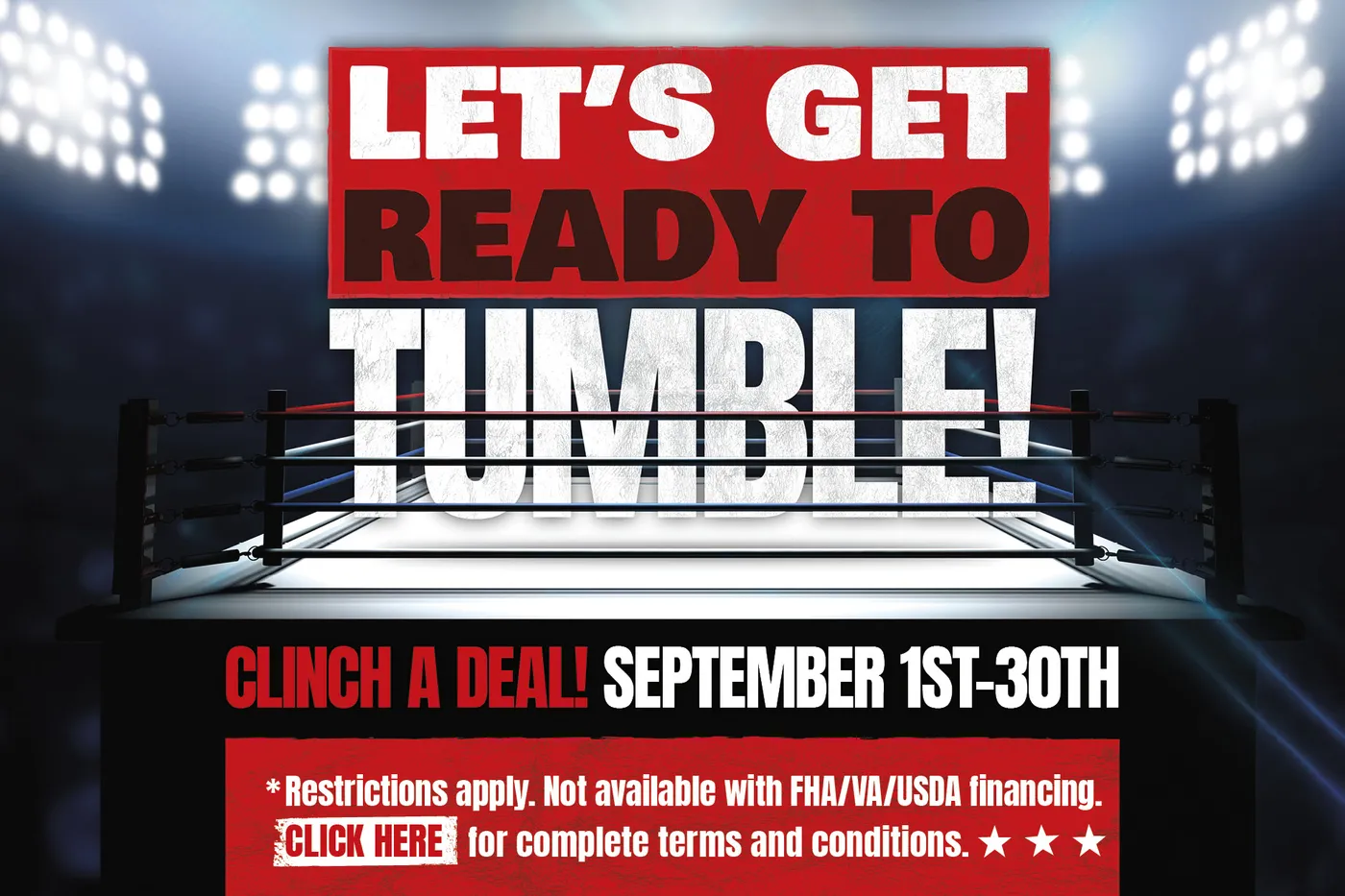 Let's Get Ready to Tumble!