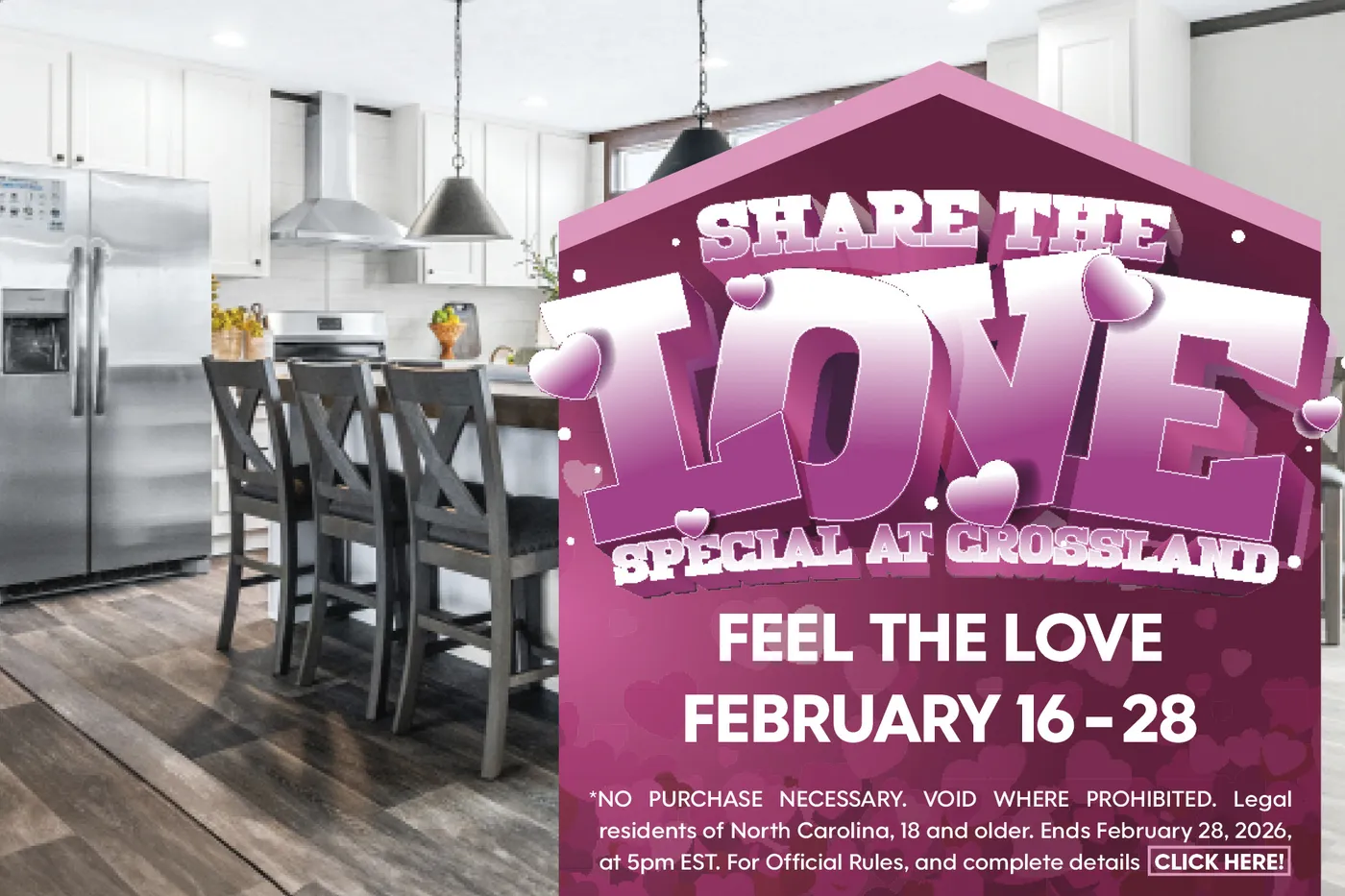 Share the Love Special at Crossland