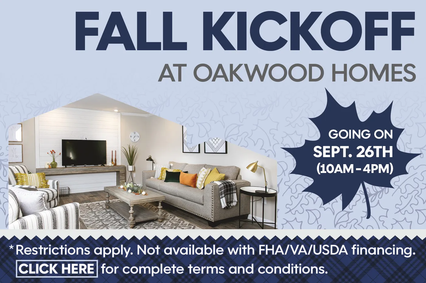 Fall Kickoff at Oakwood Homes