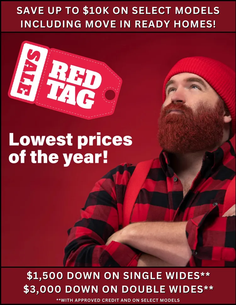 THE RED TAG SALE IS HERE! image