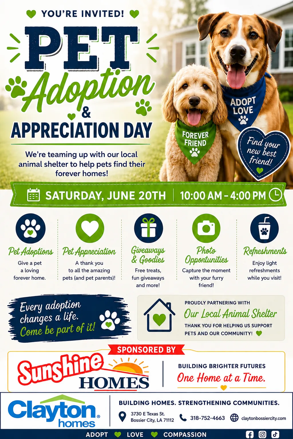 Pet Adoption and Appreciation Day image