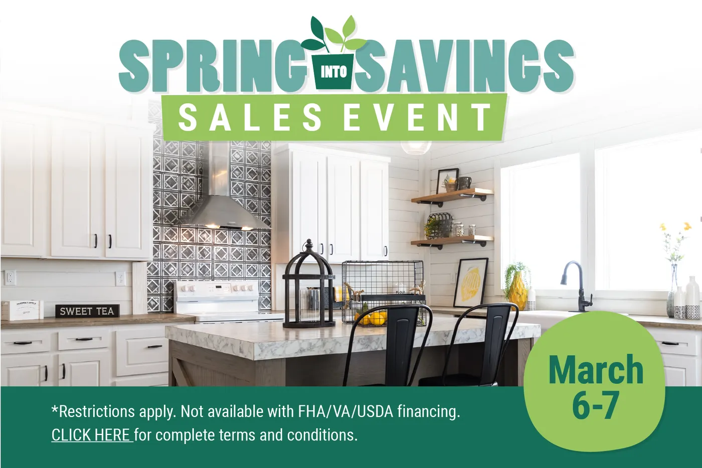 Spring Into Savings Sales Event
