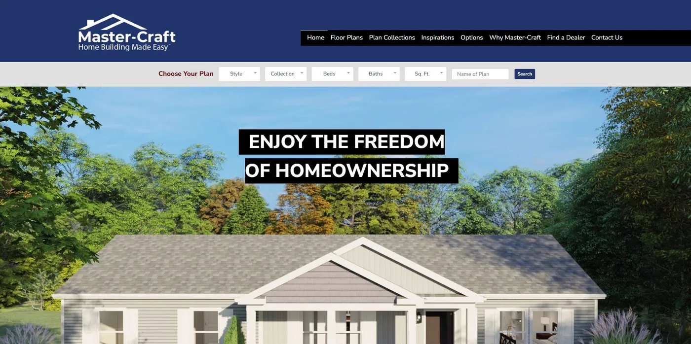 Check Out Our Master-Craft Floorplans