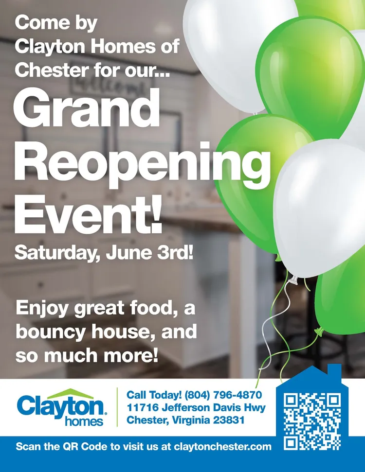 Come and See Us at Our Chester Stores!