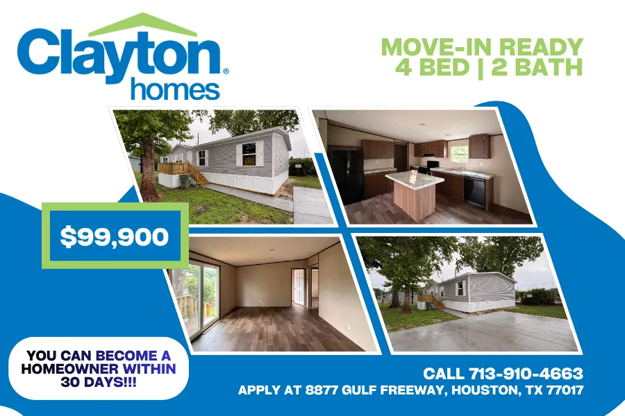 Own a 4 Bed Home in 30 Days! image