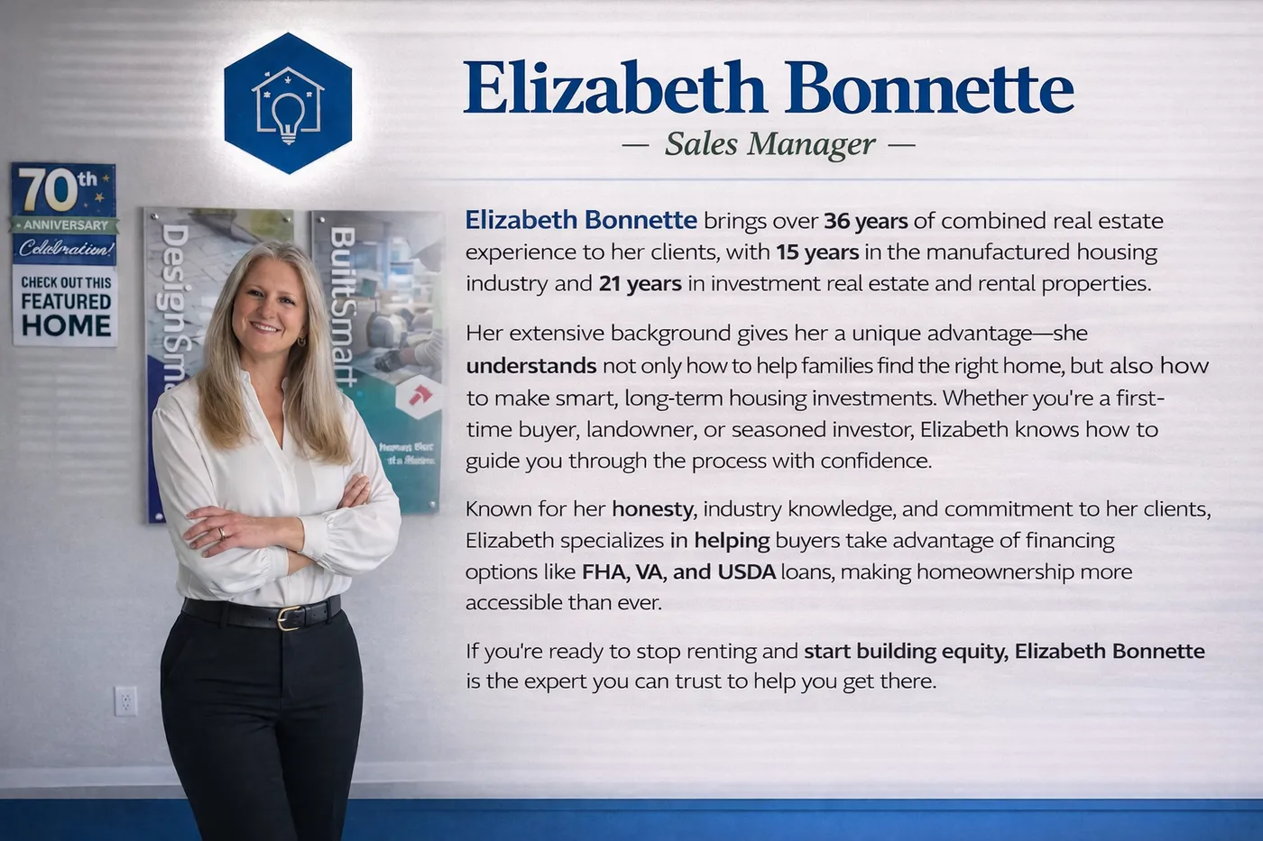 Introducing Elizabeth Bonnette -  Sales Manager