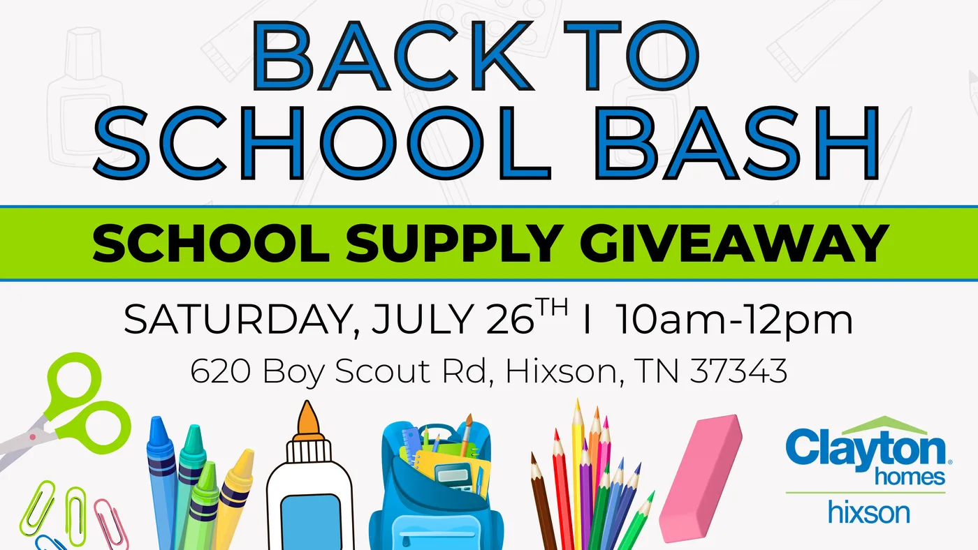 Free School Supply Giveaway in Hixson