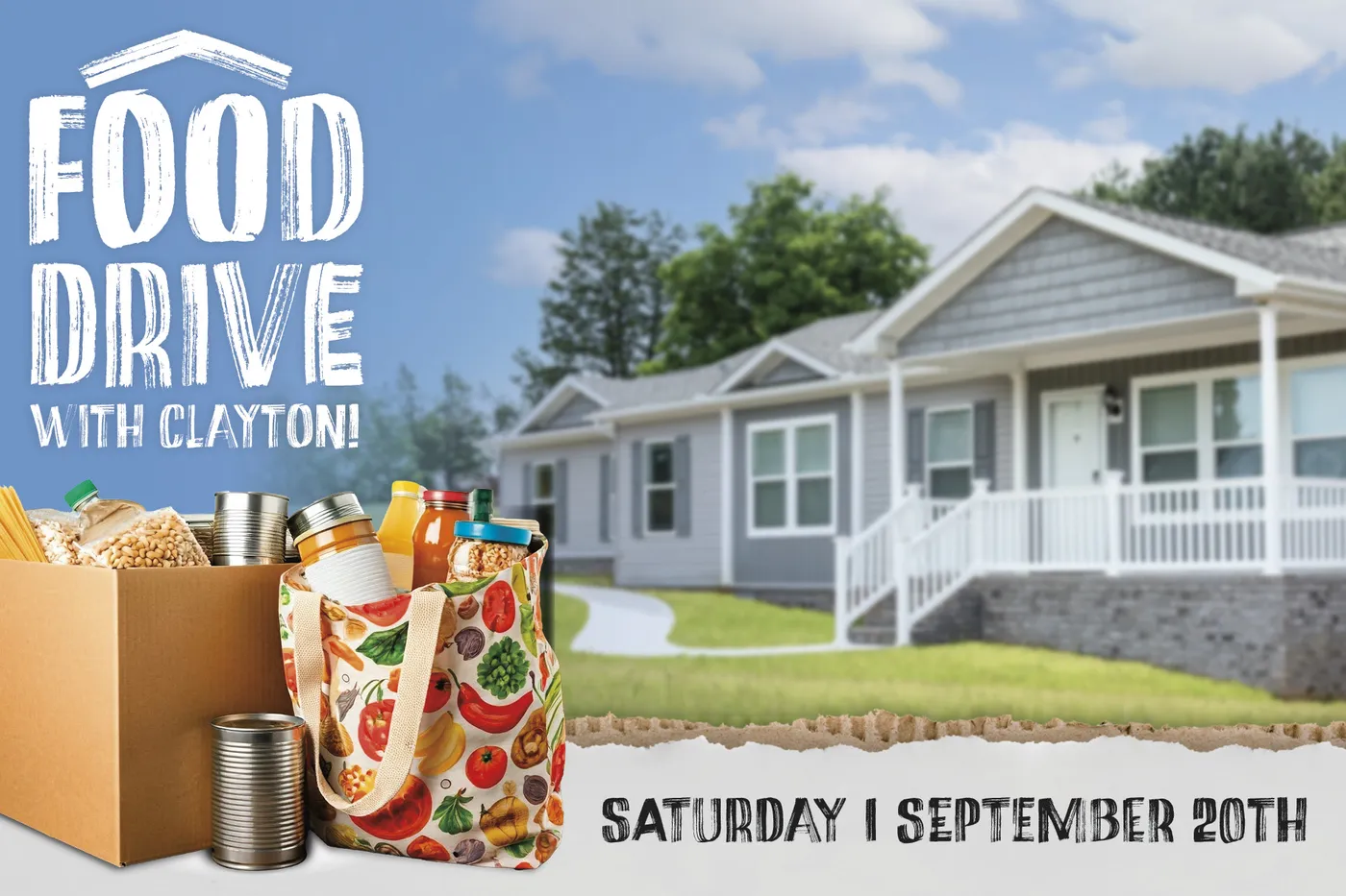Food Drive with Clayton