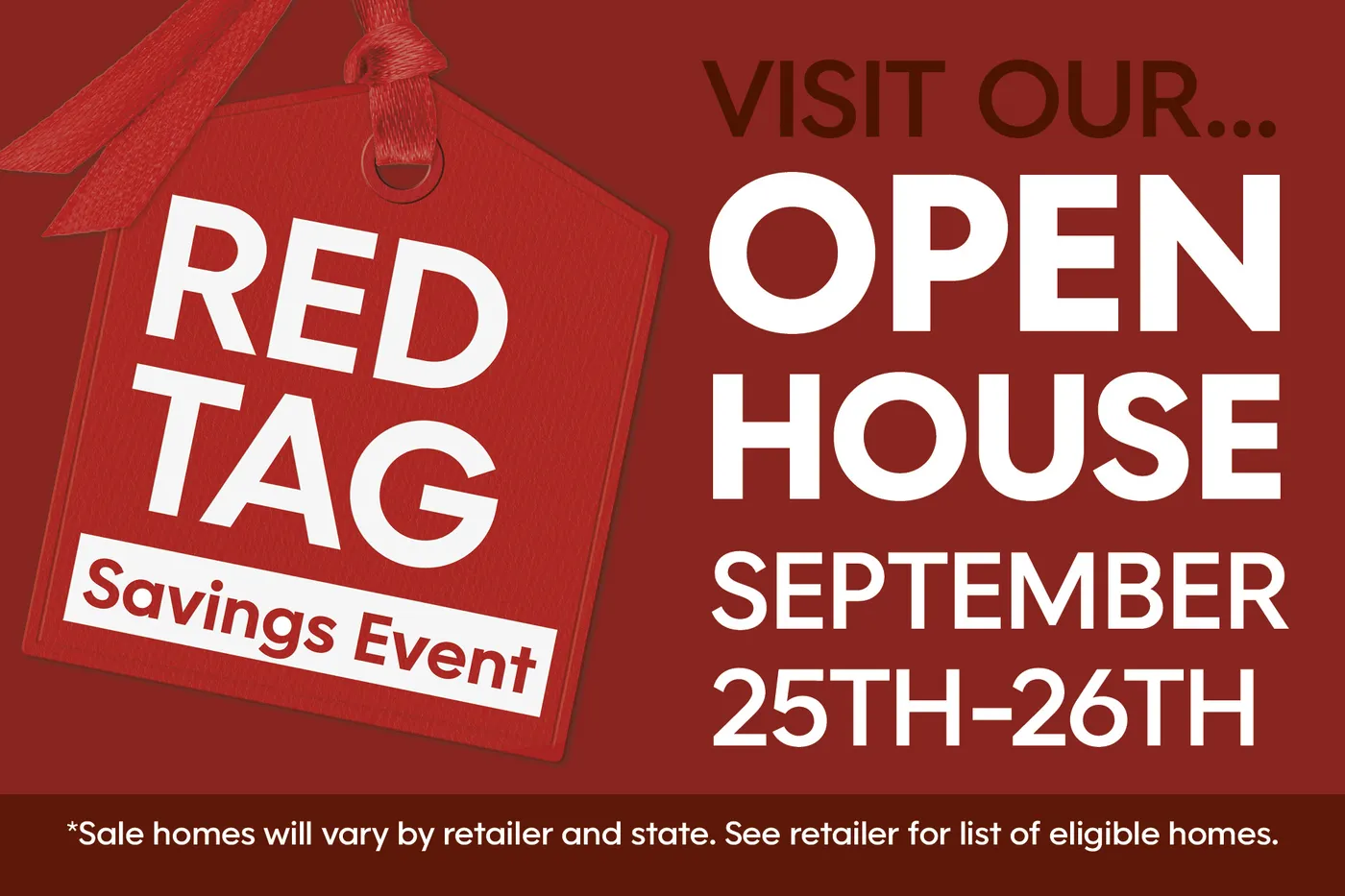 Red Tag Savings Event image