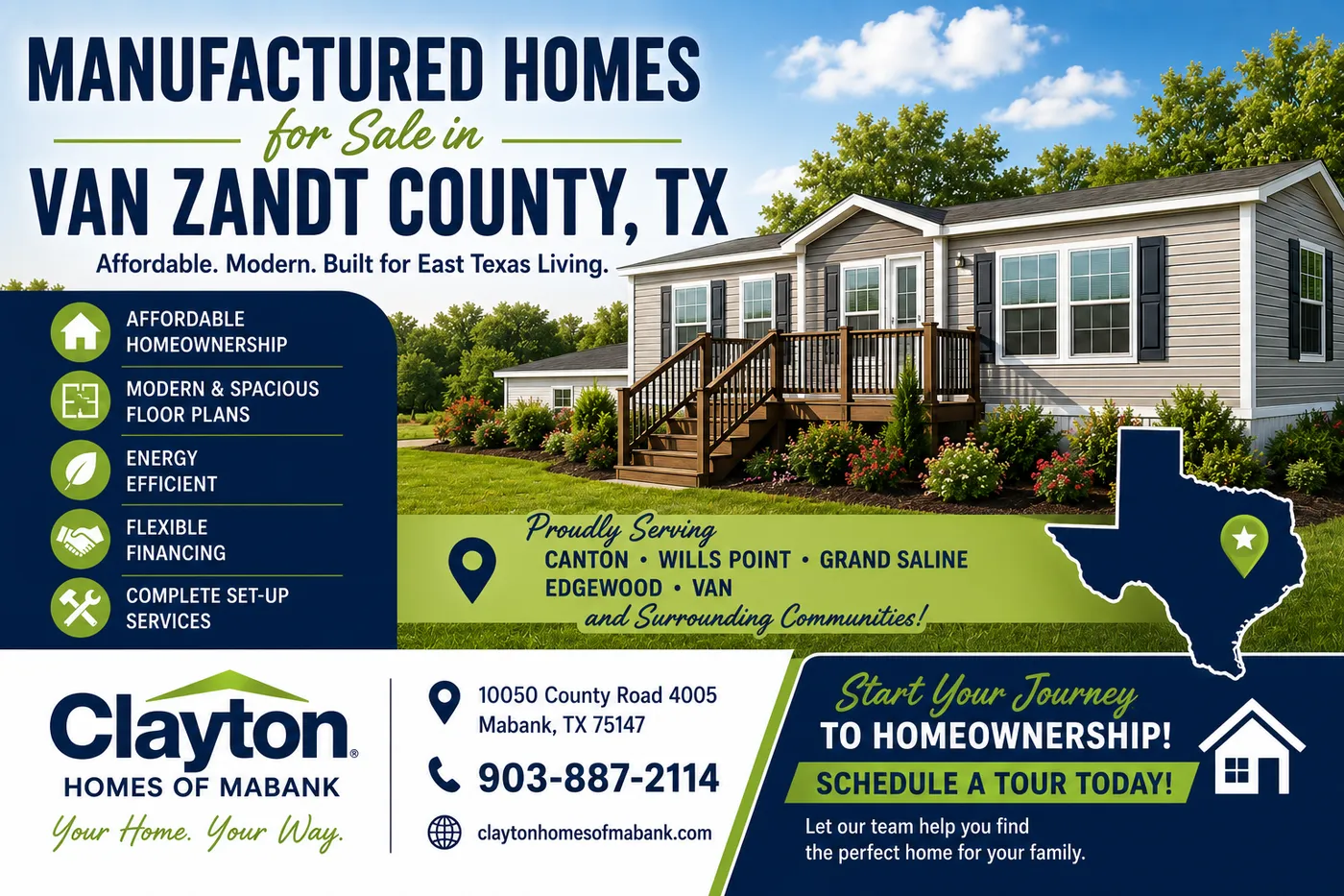 Mobile Homes for Sale in Van Zandt County, TX