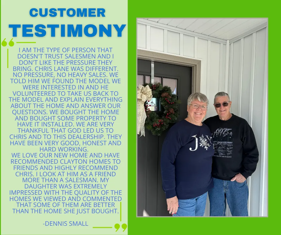 Customer Testimony! image