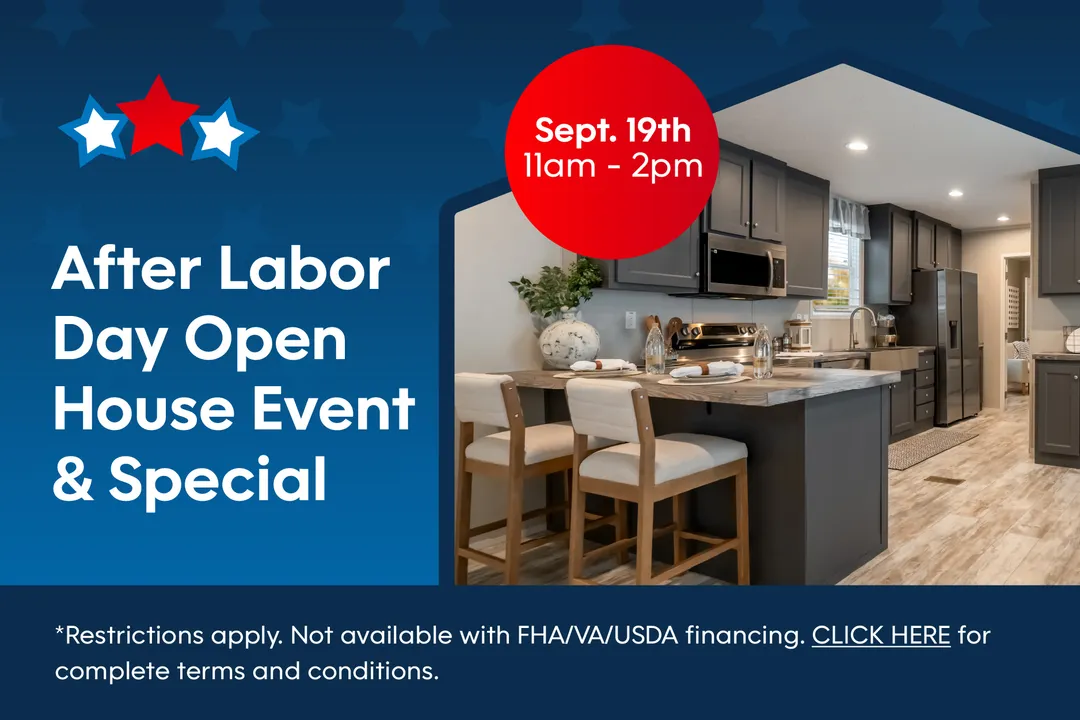 After Labor Day Open House Event & Special
