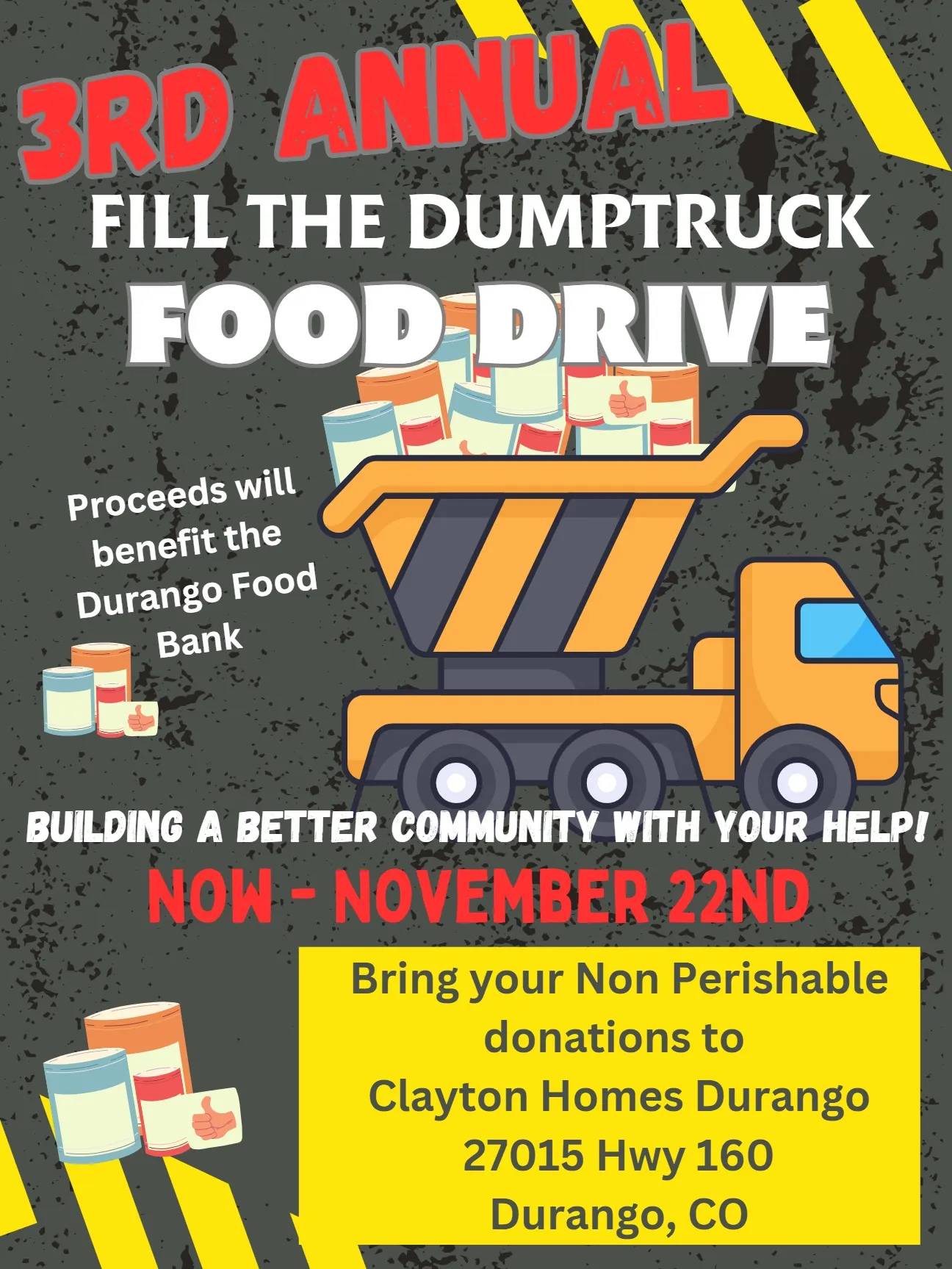 3rd Annual Food Drive 