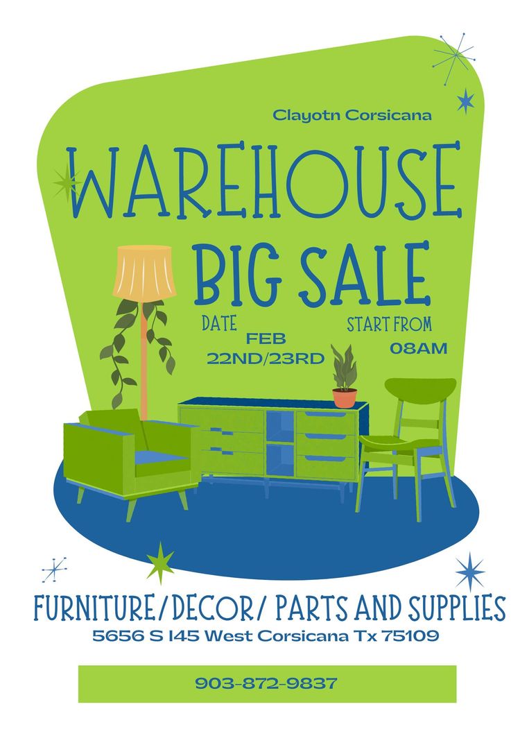 Giant Warehouse Sale Extravaganza!