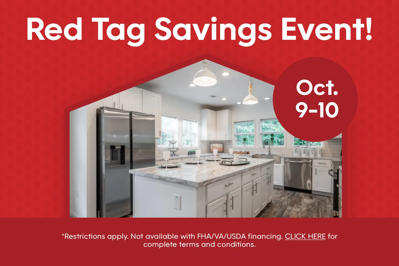 Red Tag Savings Event!