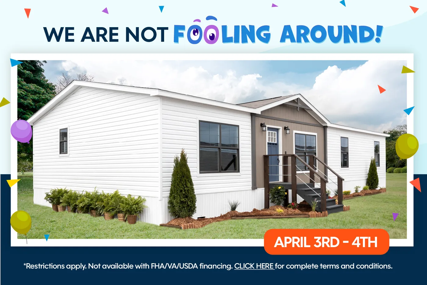 We Are Not Fooling Around! image