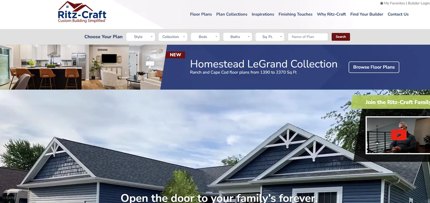 Ritz-Craft Homes : CUSTOM MODULAR BUILDER
