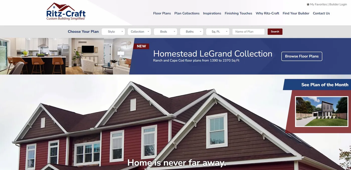 Check Out Our Ritz Craft Floorplans image