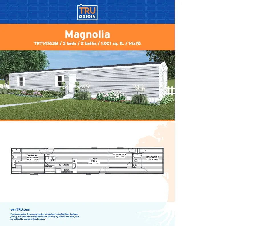 Clayton TRU Magnolia $48,900 Home Only image