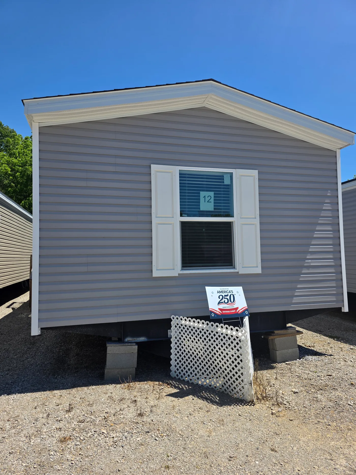 Grey with White shutters. 