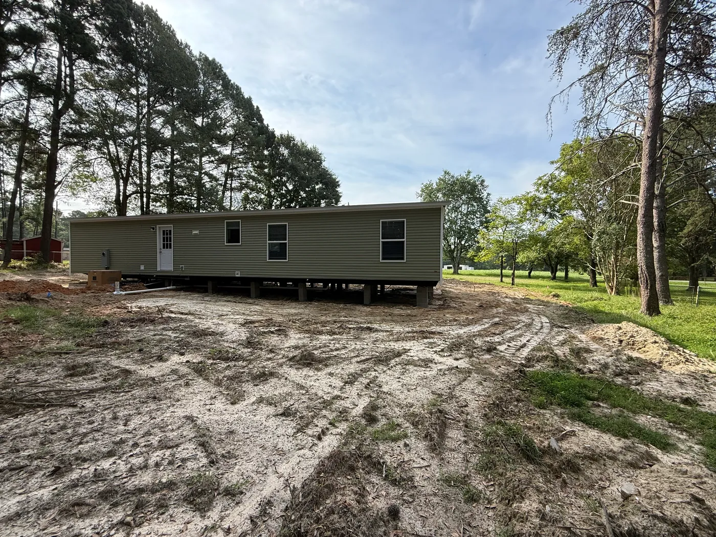 Rear of home looking toward street.