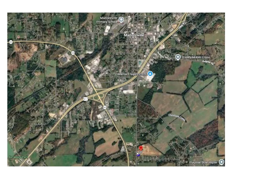 Local Map - About 1 Mile from Walmart towards Tellico Plains on Old HW 68 (Tellico St.)