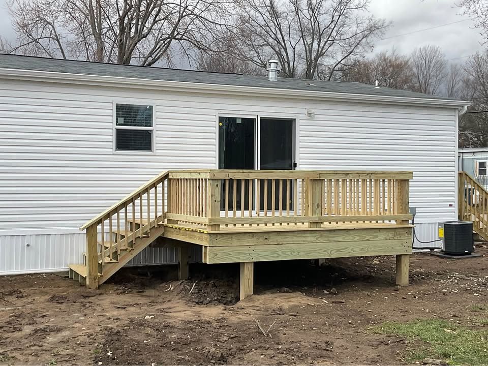 Beautiful deck off the dining room