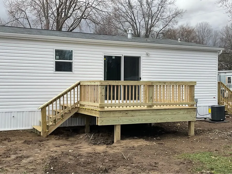 Beautiful deck off the dining room