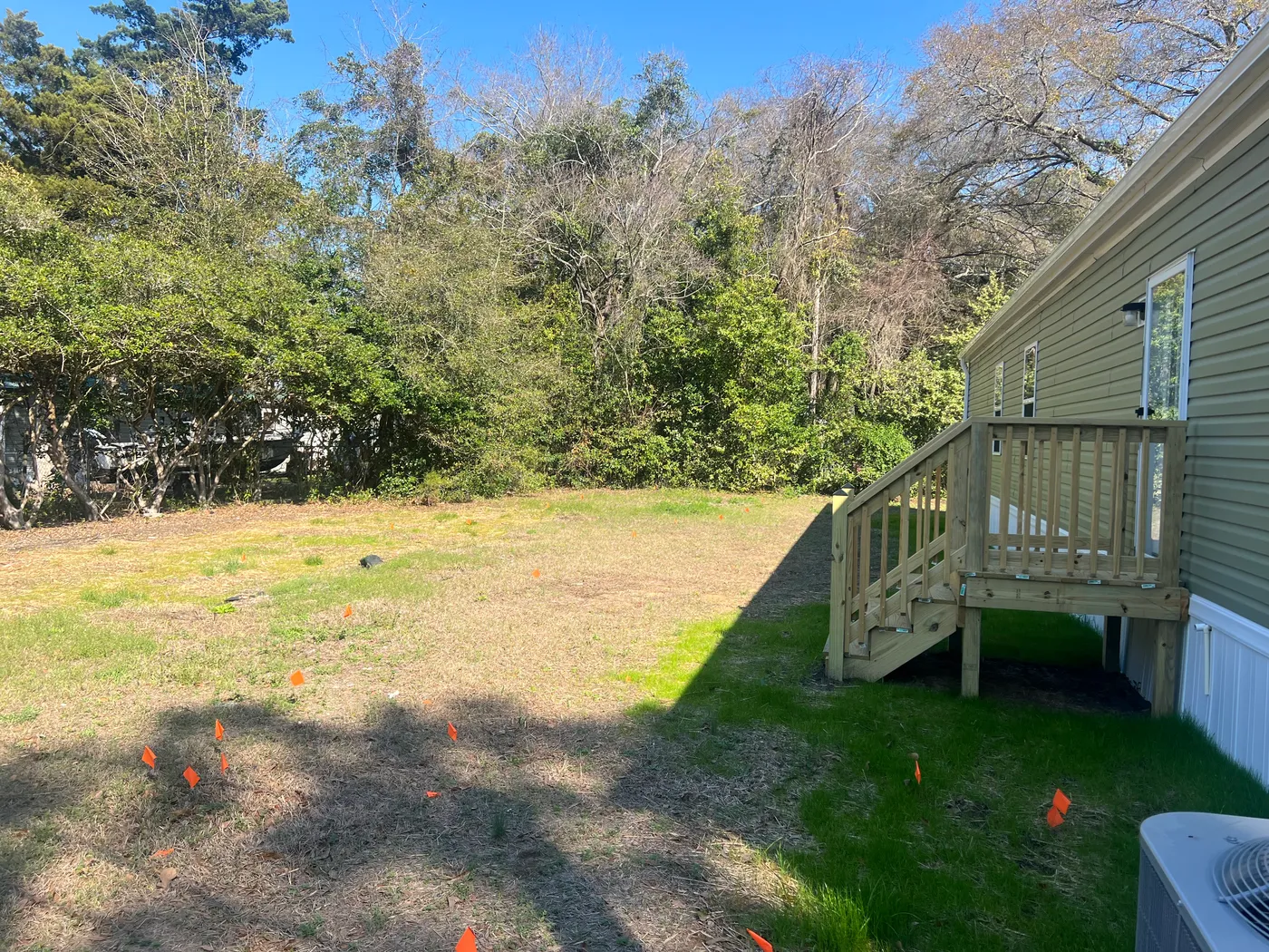 Great back yard size!