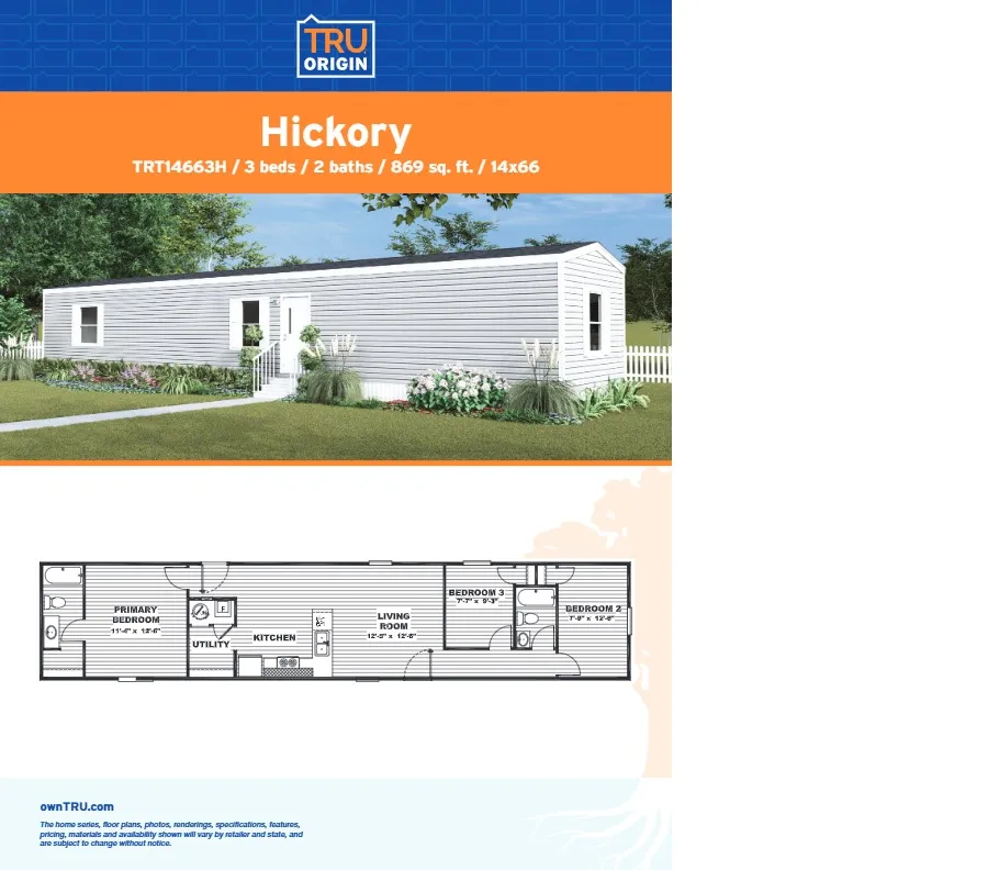 Clayton TRU Hickory $44,900 Home Only image