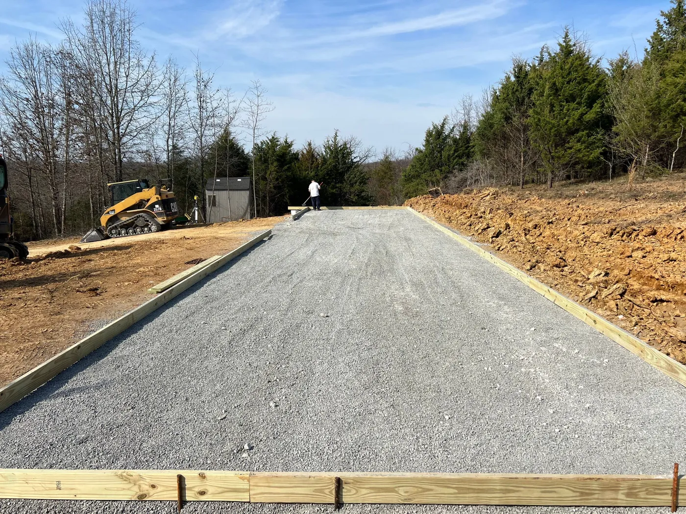 Preparing Land for a New Home Near Walton, KY