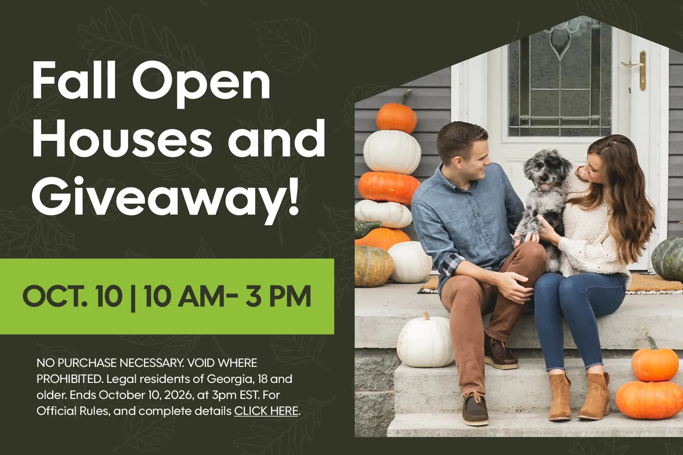 Fall Open Houses and Giveaway! image
