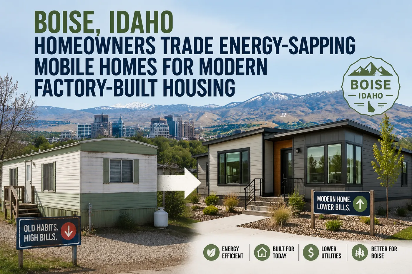 Boise, ID Upgrades Old Mobile Homes