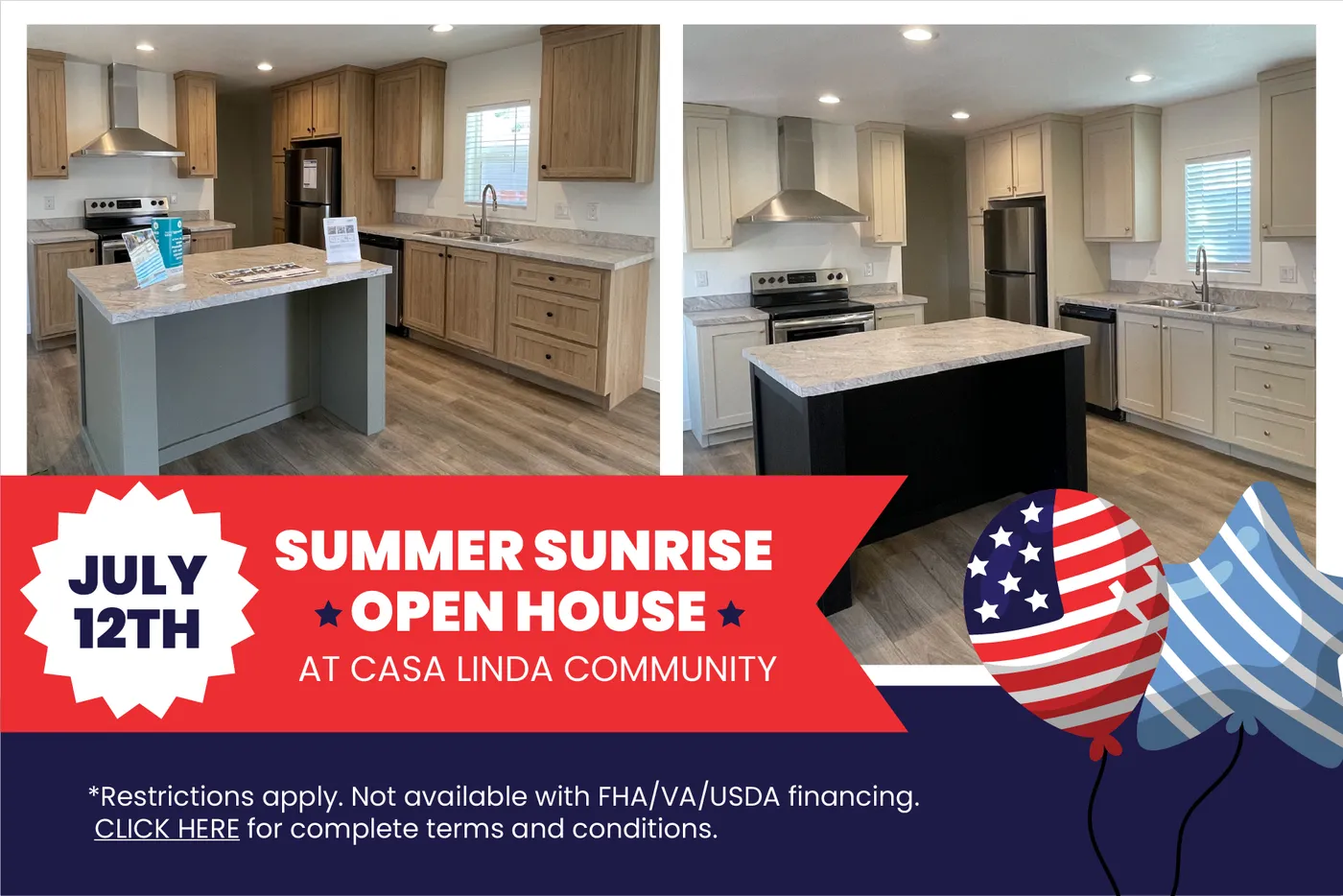 Summer Sunrise Open House at Casa Linda Community image