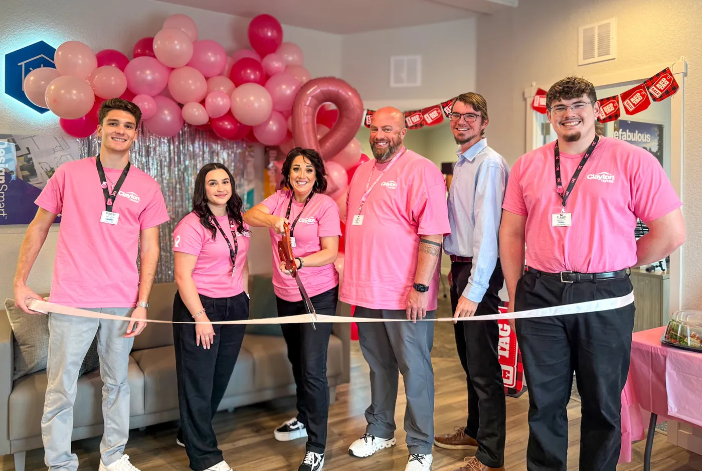 Breast Cancer Awareness Ribbon Cutting Event