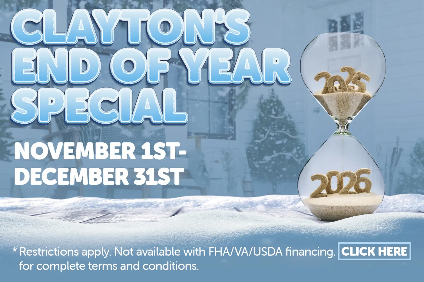 Clayton's End of Year Special