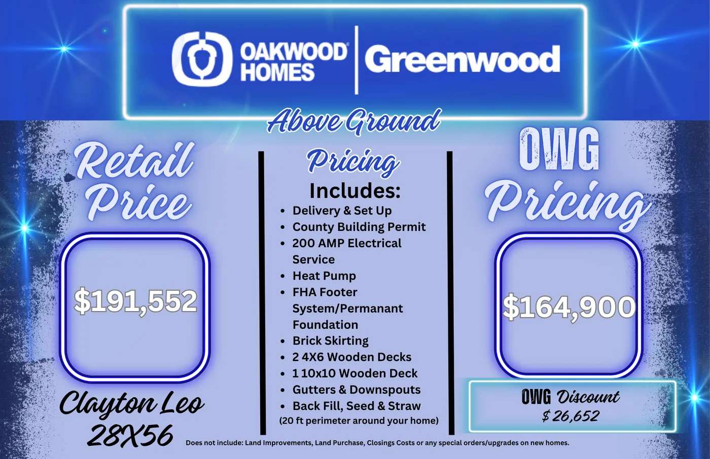 Leo Above Ground Pricing