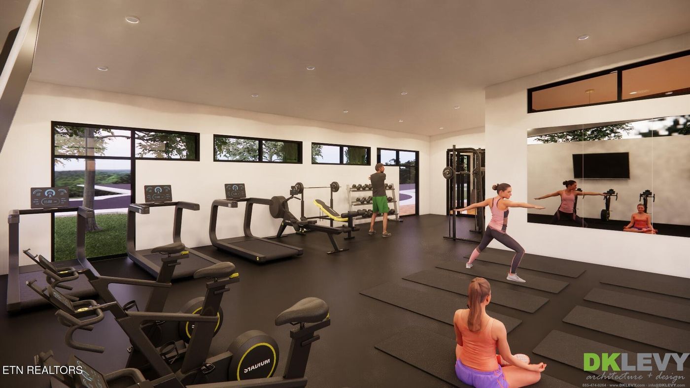 The clubhouse will include a fitness center