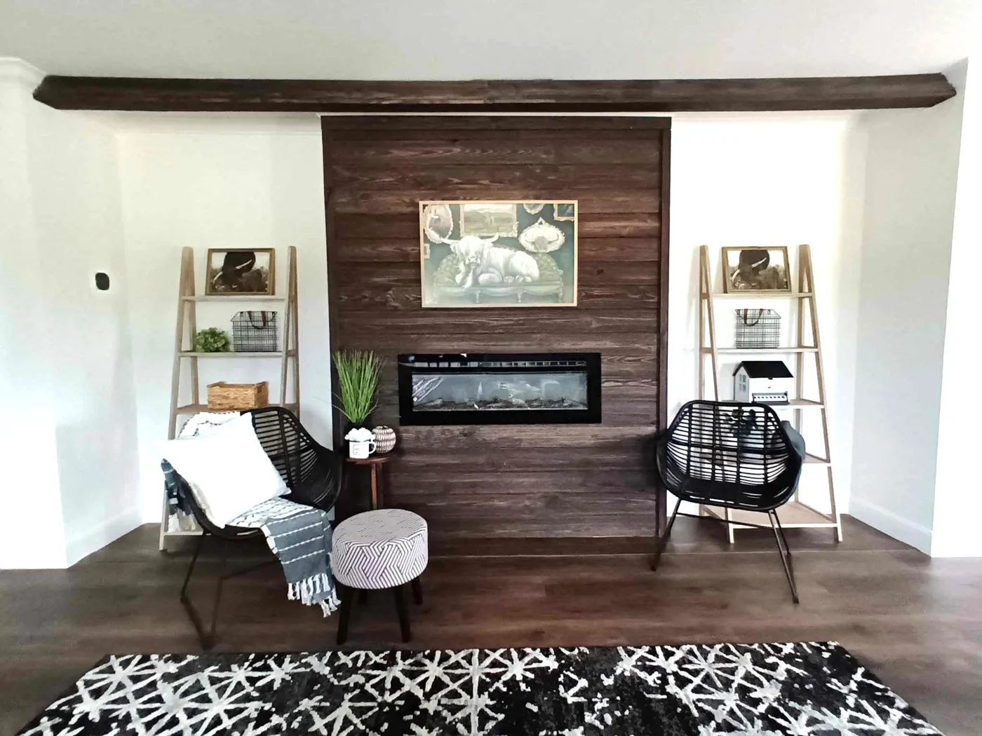 Electric Fireplace with TV Mount