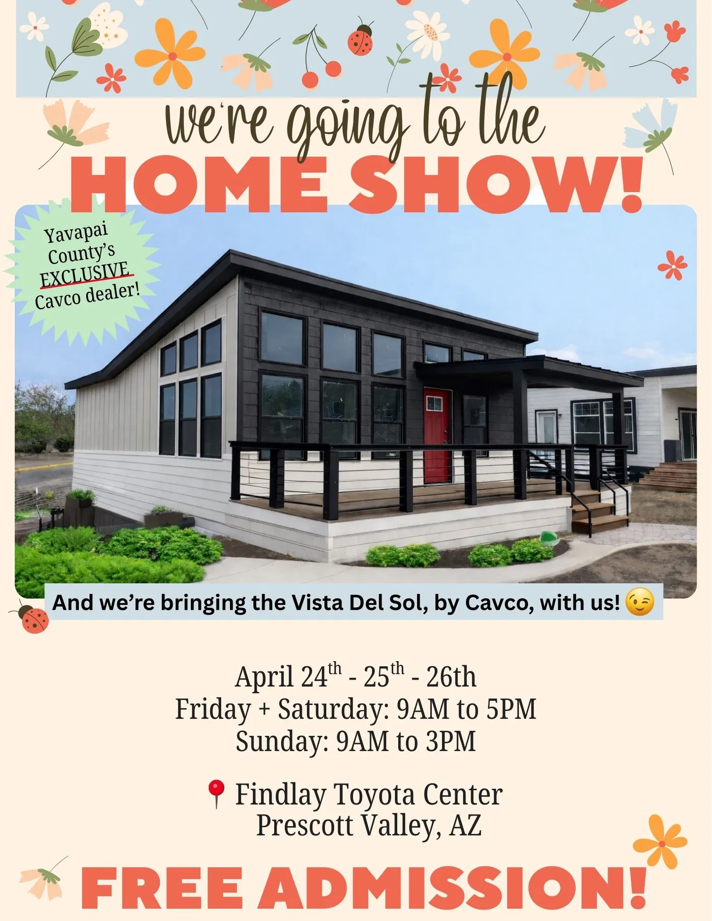 We're going to the Home Show!