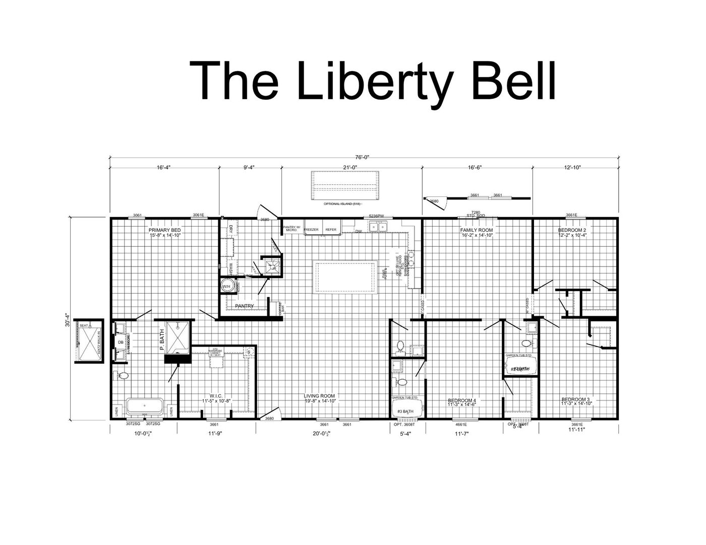 Liberty Bell floorplan image