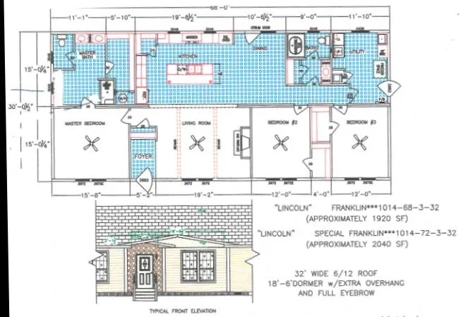 The LINCOLN by FRANKLIN HOMESfloorplan image