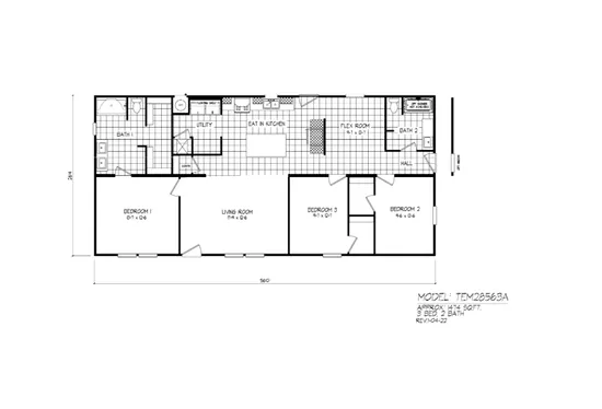 Floor Plan 6042 Supreme Ct
