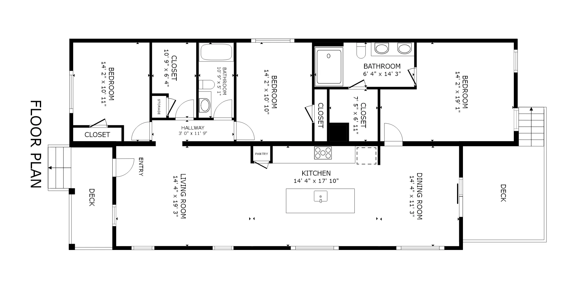 822 Mineral Ave, Louisa Flooplan