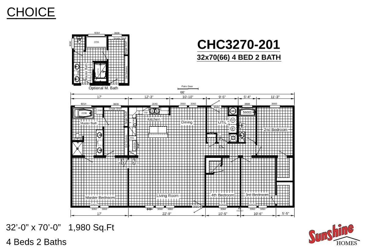 Choice 3270-201 Flooplan