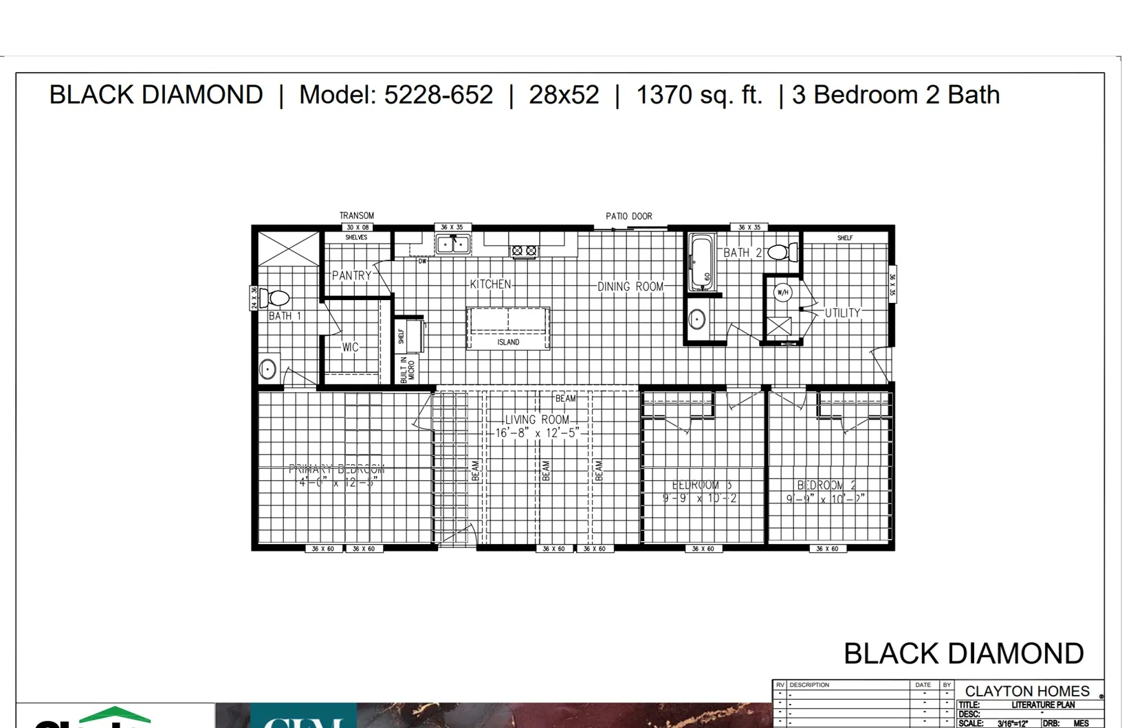 Black Diamond Flooplan