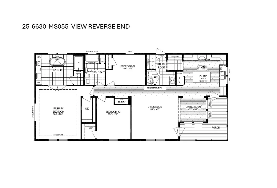 Model # 7 - The View 6630-MS055 - Easy Street Flooplan