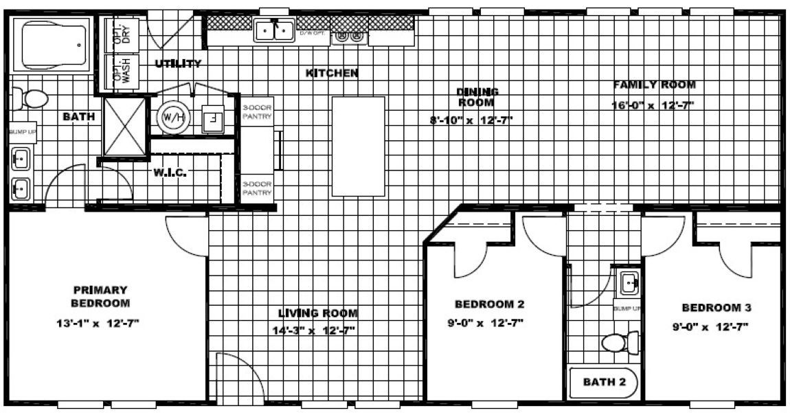 Full Sheetrock - Anniversary Platinum! floorplan image