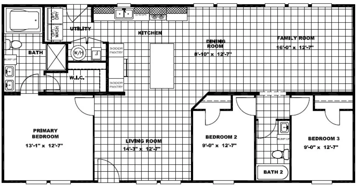 Full Sheetrock - Anniversary Platinum! Flooplan