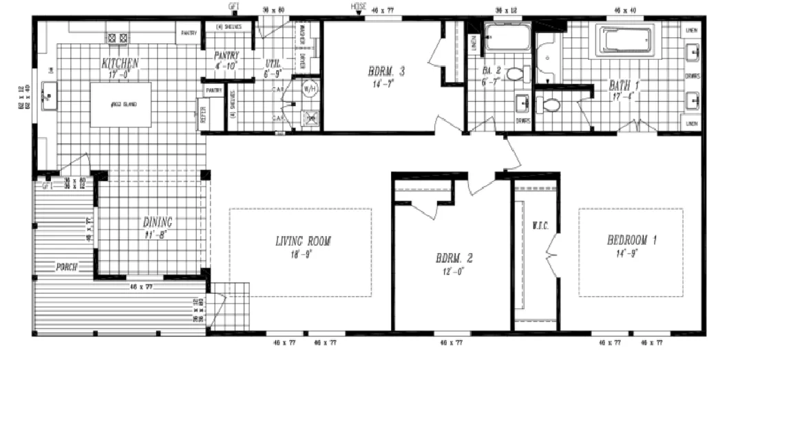 The American Farmhouse! Flooplan